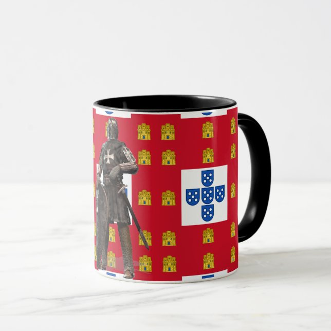 Portugiesische Volkskunst Tasse (VorderseiteRechts)