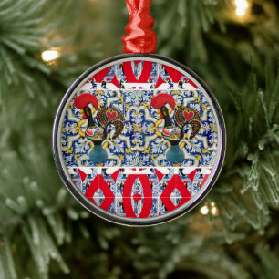 Portugiesische Volksmusik Ornament Aus Metall