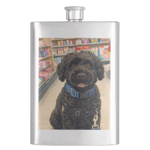 Portugiesische Wasserhunde Anime Klassische Flasch Flachmann