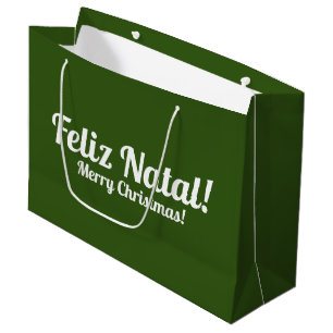 Portugiesische Weihnachtsgeschenktasche Große Geschenktüte
