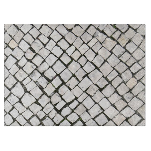 Portugiesischer Bürgersteig/Calçada Portuguesa Schneidebrett (Vorderseite)