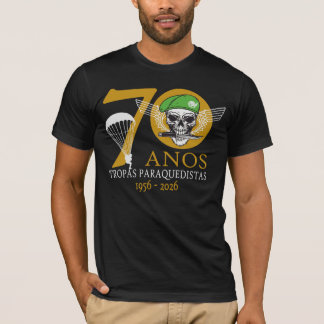 Portugiesischer Fallschirmjäger 70. Jahrestag T-Shirt