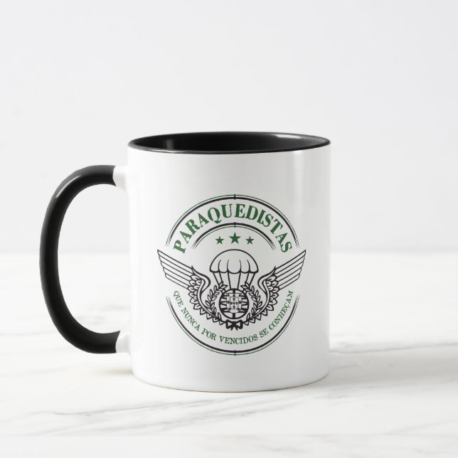 Portugiesischer Fallschirmjäger Tasse (Links)