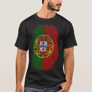 Portugiesischer Fingerprint - Portugal - Niedliche T-Shirt