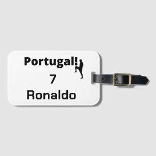 Portugiesischer Fußballspieler anpassbar Gepäckanhänger