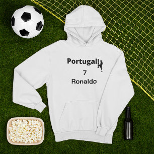 Portugiesischer Fußballspieler anpassbar Hoodie