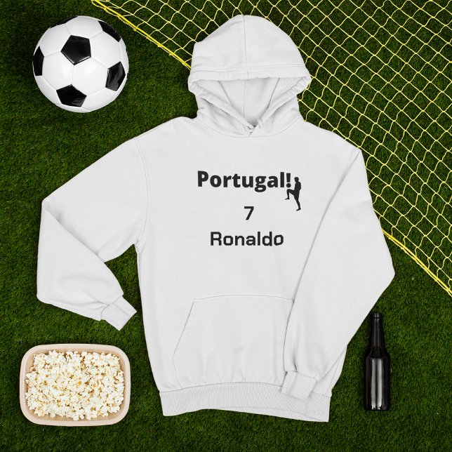 Portugiesischer Fußballspieler anpassbar Hoodie (Von Creator hochgeladen)