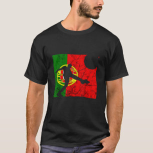 Portugiesischer Fußballspieler Stolz Portugals T-Shirt