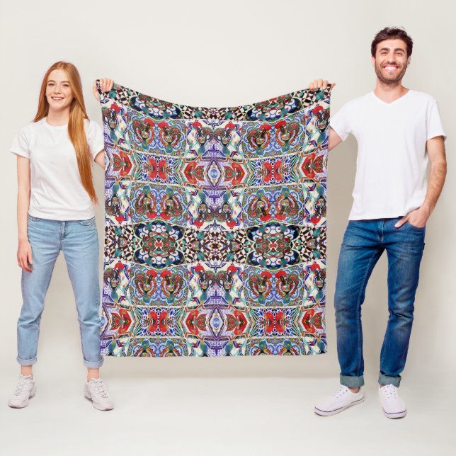 Portugiesischer Galo de Barcelos Fleecedecke (Beispiel)