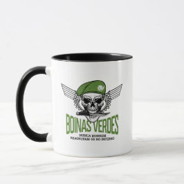 Portugiesischer Grüner Beret Skull Paratrooper Tasse