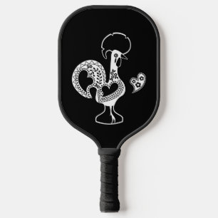 Portugiesischer Hahn Glück - Boa Sorte Pickleball Schläger