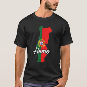 Portugiesischer lustiger Sportliebhaber Heim Portu T-Shirt