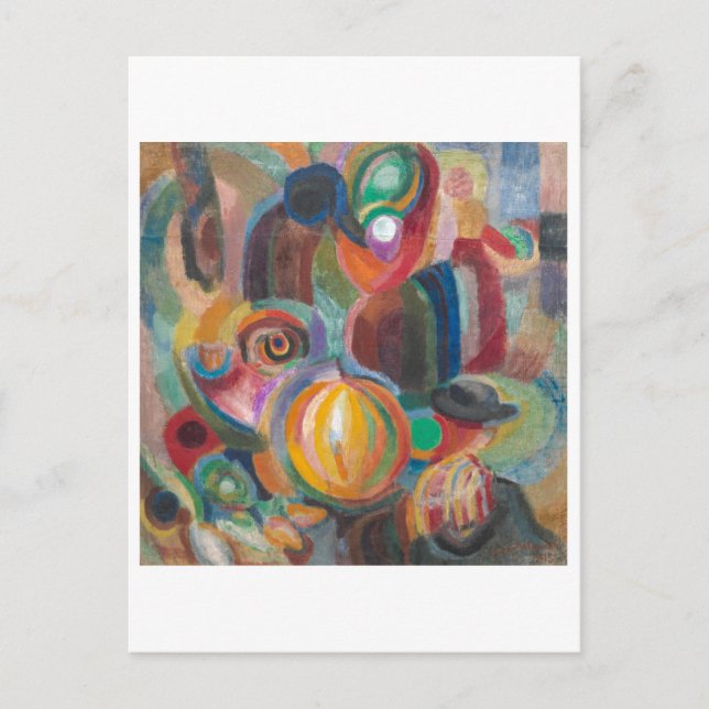 portugiesischer Markt | Sonia Delaunay-Terk | Postkarte (Vorderseite)