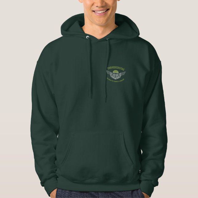 Portugiesischer Parachutist Brevet Hoodie (Vorderseite)
