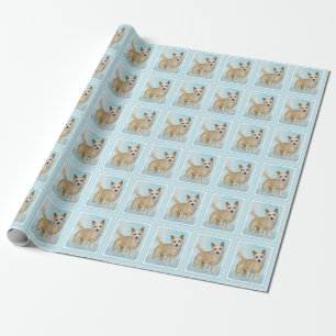 Portugiesischer Podengo Pequeno Malerei - Original Geschenkpapier