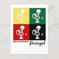 Portugiesischer Rooster von Barcelos farbenprächti