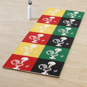 Portugiesischer Rooster von Barcelos farbenprächti Yogamatte