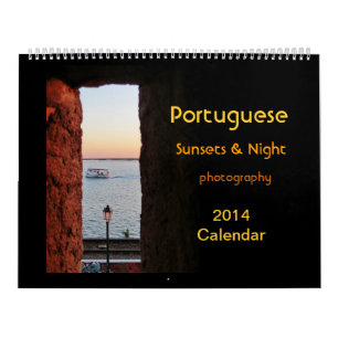 Portugiesischer Sonnenuntergangkalender 2014 Kalender