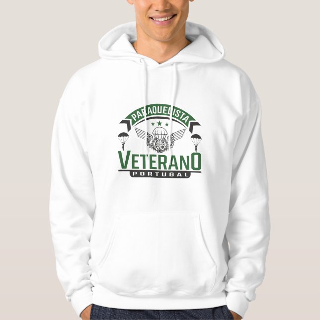 Portugiesischer Veteran Paratrooper Hoodie (Vorderseite)