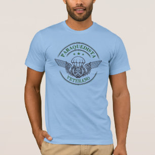 Portugiesischer Veteran Paratrooper T-Shirt