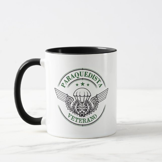 Portugiesischer Veteran Paratrooper Tasse (Links)