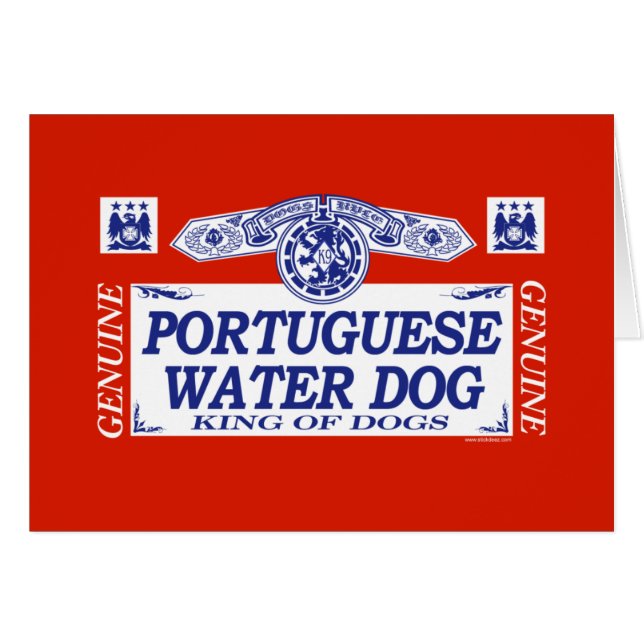 Portugiesischer Wasser-Hund (Vorderseite (Horizontal))