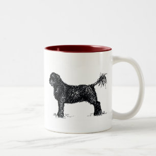 Portugiesischer Wasser-Hund Zweifarbige Tasse