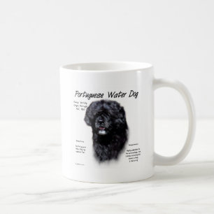 Portugiesischer Wasser-Hundegeschichtsentwurf Tasse