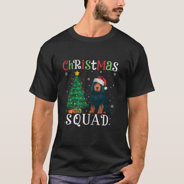 Portugiesischer Wasserdog Squad Boys Girls Christm T-Shirt (Vorderseite)