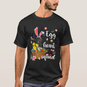Portugiesischer Wasserhund glücklich Ostertag farb T-Shirt