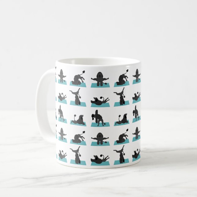 Portugiesischer Wasserhund Kaffeetasse (Vorderseite Links)