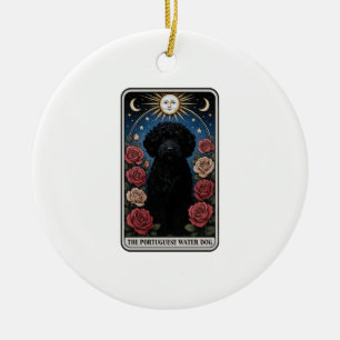 Portugiesischer Wasserhund Keramik Ornament