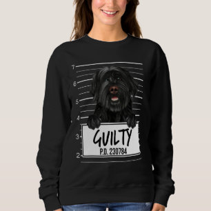 Portugiesischer Wasserhund Mugshot Schuldhund Sweatshirt