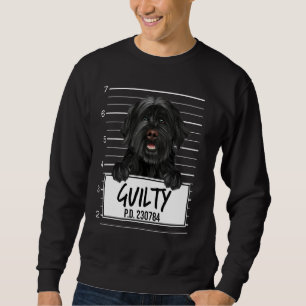 Portugiesischer Wasserhund Mugshot Schuldhund Sweatshirt
