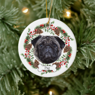 Portugiesischer Wasserhund Personalisiert Keramik Ornament