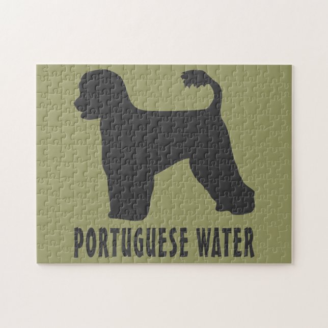 Portugiesischer Wasserhund Puzzle (Horizontal)