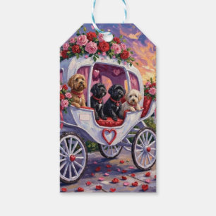 Portugiesischer Wasserhund Valentinstag Geschenkanhänger