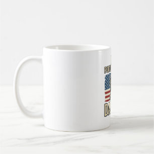 Portugiesischer Wasserhund-Vater Patriotisch Vinta Kaffeetasse