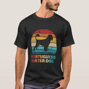 Portugiesischer Wasserhund Vintag T-Shirt