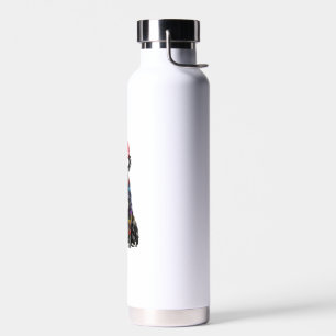 Portugiesischer Wasserhund Weihnachtslicht Weihnac Trinkflasche