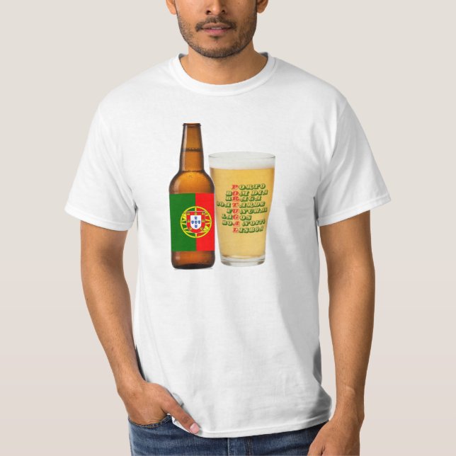 Portugiesisches Alkoholteam T-Shirt (Vorderseite)