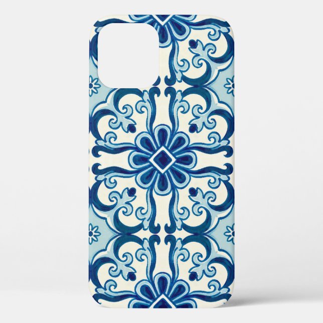 Portugiesisches Azulejos-Muster Case-Mate iPhone Hülle (Rückseite)