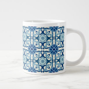 Portugiesisches Azulejos-Muster Jumbo-Tasse