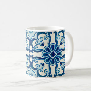 Portugiesisches Azulejos-Muster Kaffeetasse