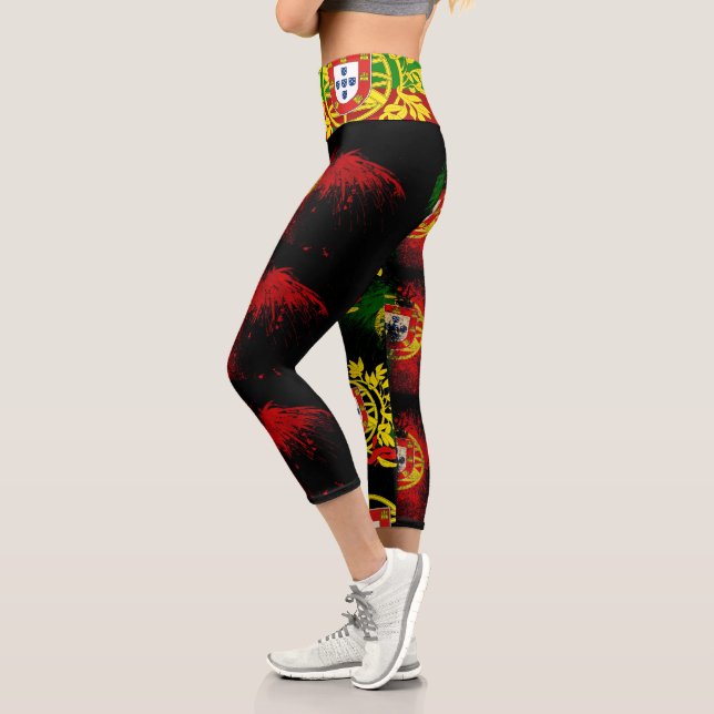 Portugiesisches Design High Waisted Capris (Links)