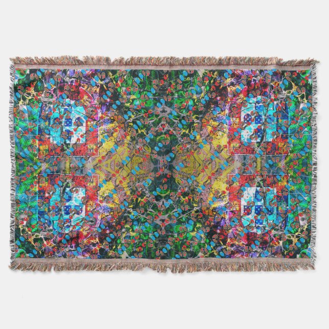 Portugiesisches Design Throw Blanket Decke (Vorderseite)