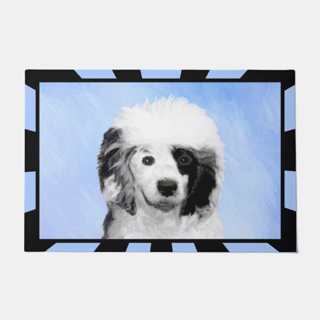 Portugiesisches Dog-Gemälde - Originelle Hundekuns Fußmatte (Vorderseite)