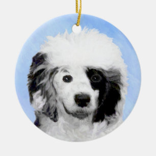 Portugiesisches Dog-Gemälde - Originelle Hundekuns Keramikornament