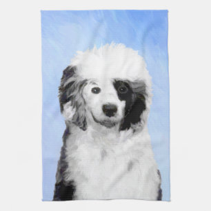 Portugiesisches Dog-Gemälde - Originelle Hundekuns Küchentuch