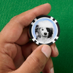 Portugiesisches Dog-Gemälde - Originelle Hundekuns Pokerchips